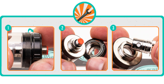 Changement de résistances du Clearomiseur Go Z Nex Innokin